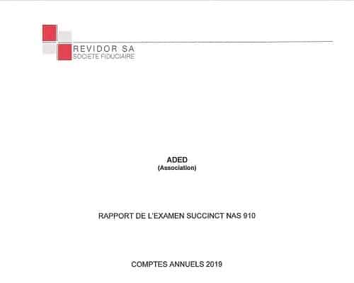 compte ADED 2019